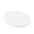 FONDOTIN Ceramic Scrub Soap Dish Bathroom Accessory Bathroom soap Dish Bath & Bathing Accessories Sponge soap bar soap draining Dish Kitchen soap Tray Oval Drain Rack Ceramics White