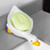 HAYCHE Cute Duck Soap Dish Ceramic Self Draining Soap Holder Creative Animal Soap Rack for Shower Bathroom Tub Kitchen Sink Tray Holder