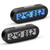 2 in 1 Car Digital Thermometer Clock, Car Digital Temperature Dashboard Clock, Car Dashboard Clock with Fahrenheit Date, Car Clock for Dash, LCD Backlight Car Accessories for Vehicle, Battery Included