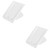 Cabilock 2 pcs soap Drainer Soap Storage Rack soap Sponge Holder soap Rack for Soap Draining Holder Strip Holder Tray for Bathtub Water Filter Stand pp New Material Sucker Body soap White
