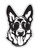 WickedGoodz German Shepherd Refrigerator Magnet - Sunglasses Dog Breed Magnetic Car Decal