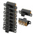 10 Pcs High Knob 6 Pin 3 Position DPDT Panel Slide Switch 0.5A 50V DC
