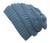 Gravity Threads Denim Thick Knit Soft Stretch Beanie Cap