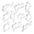 FUNOMOCYA 10 Pcs Dinosaur Baking Set Christmas Cookie Cutters sandwich cutter cookie cutter animal Baking Biscuit mini biscuit cutter soap Baking Tool Stainless steel child Cutting Machine