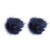 Holibanna 2PCS Imitation Raccoon Fox Fur Ball pom pom Trim Fluffy pom pom Balls White Ornament Faux Ball Pom Poms Knitting hat Pompom Fake Fur pom poms DIY pom pom Faux Fur Hair Girl Pippen
