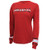 NCAA Arkansas Razorbacks Women's Campus Specialties Long Sleeve Fan Tee, Small, Cardinal