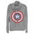 Marvel Captain Classic Women's Cowl Neck Long Sleeve Knit Top, Gray Heather, Medium