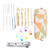 Ciieeo 1 Set Crochet Set Sewing Knitting Needles Crochet Needles Huge Crochet Hooks Knitting Needles Craft Knitting Crochet Supplies Yarn Crochet Hooks Weaving kit to Weave abs Tool kit