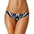 Bar III Women's Prism Cheeky Hipster Bikini Bottom (Black/White, X-Large)