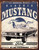 Desperate Enterprises Classic Ford Mustang Tin Sign - Nostalgic Vintage Metal Wall Decor - Made in USA
