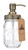 Jarmazing Products Mason Jar Soap Dispenser - Brass - with 16 Ounce Ball Mason Jar - Made from Rust Proof Stainless Steel