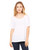 Bella + Canvas Ladies' Slouchy T-Shirt 2XL WHITE SLUB
