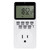 Outlet Timer Indoor, Digital Infinite Repeat Cycle Intermittent Timer Plug, Programmable 20 ON/Off Programs Electrical Outlets, Plug-in Timer Switch with Countdown Delay, 3 Prong/15A/1800W (1)