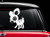 Deery Lou Enjoy (White 8") Vinyl Decal Sticker for Car Automobile Window Wall Laptop Notebook Etc.... Any Smooth Surface Such As Windows Bumpers