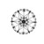 Benzara Metal Wall Medallion Decor with Fleur De Lis Design, Black Benzara Metal Wall Medallion Decor with Fleur De Lis Design, Black