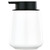 12Oz White Soap Dispenser - Ceramic Lotion Hand Soap Dispenser with Easy-to-Press Pump, Refillable Liquid Hand Soap Dispenser for Bathroom, Dish Soap Dispenser for Kitchen