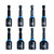 toolant Magnetic Nut Driver Set, 8pcs SAE Impact Driver Bit Set, 1/4''~9/16'' Nut Driver, 1/4'' Quick Change