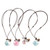 SUPVOX 4pcs Perfume Bottle Pendant Car Air Freshener Hanging Diffuser Bottle Car Perfume Vials Rear View Mirror Hanging Accessories Car Perfume Pendant Glass Thicken Car Hanging