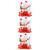 ARTIBETTER 3pcs Ornament Japanese Maneki Fortune Cat Statue Fengshui Cat Beckoning Cat Glass Bottle Money Cat Maneki Cat Small Glass Jars Dashboard Plastic White Delicate