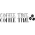 My Vinyl Story Funny Coffee Quotes Wall Decor Stickers Vinyl Decal Art Sign for Office Coffee Station Bar and Kitchen (Coffee Time)