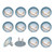 Outlet Plug Covers (24 Pack) Electrical Protector Safety Caps Socket Covers for Home- Cute Funny Cat