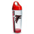 Tervis 1231094 NFL Atlanta Falcons Stripe Tumbler with Wrap and Red with Gray Lid 24oz Water Bottle, Clear