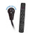 ACL 15 Feet Power Cable with 6 Outlets Surge Protector, Flat Rotating Plug, Horizontal Outlets, Black