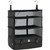 Portable Hanging Travel Shelves 3-Shelf Collapsible Hanging Packing Cubes Hanging Packing Cubes with 2 Hooks Carry on Closet Suitcase for Travel Organizer Hanging Closet Organizer