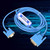 Fafeicy Programming Cable, Programming Cable for,USB Cable PLC Programming Cable,Universal Communication Download Line with, Fiber Optic connectors