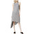 bar III Womens Gray Asymmetrical Knit Sleeveless Crew Neck Knee Length Dress S
