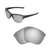 Walleva Replacement Lenses For Oakley Thinlink Sunglasses - Multiple Options available (Titanium Mirror Coated - Polarized)