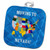 3D Rose United States Map Moving to Nevada Heart and Car Luggage Pot Holder, 8 x 8