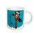 3dRose Christmas Giraffe in Snow Ceramic Mug, 15-Ounce