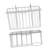 STOBAZA 2pcs Sponge Drainer Basket Kitchen Sink Organizer Sponge Shelf Sponge Drying Rack dishwashing Brush Drain Dish Brush Stainless Steel Sink Sponge Holder Rack Dish soap Kitchen Shelf