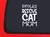 Car Sticker Proud Rescue Cat Mom Love Animals Adopt Car Window Decal Sticker White 7 Inch