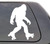 Bigfoot Roller Skating - Vinyl Decal - Bigfoot Roller Skates - Bigfoot Skating - Sasquatch Roller Skate - Sasquatch Skating - Wall Window Door Car Truck