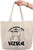 Bold Tote Bags I was normal until I got my first vizsla funny pet love dogs Natural Canvas Tote Bag funny gift