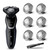 SH50/52 Replacement Heads for Philips Norelco Shavers Series 5000, PowerTouch, AquaTouch, OEM SH50 MultiPrecision Blades Upgrade Head 6 Pack