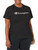 Champion womens Tee, Classic Tee Graphic Script, Black-586fta, X-Small US