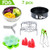 Pressure Cooker Accessories Kit: 7 Pieces - Compatible with 6,8 Qt Instant Pot - Springform Cake Pan/Steamer Basket Inserts/Egg Steamer Rack/Silicone Egg Bites Molds/Oven Mitts/Dish Clip Food Tongs