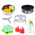 Pressure Cooker Accessories Kit: 7 Pieces - Compatible with 6,8 Qt Instant Pot - Springform Cake Pan/Steamer Basket Inserts/Egg Steamer Rack/Silicone Egg Bites Molds/Oven Mitts/Dish Clip Food Tongs