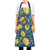 KOPIRIT Yellow Lemons Aprons for Women Men with Pockets Waterproof Kitchen Apron Adjustable Cooking Garden Farm Apron for Kitchen Gardening Painting Baking Restaurant