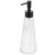 HOMSFOU Glass Lotion Bottle Glass Shampoo Dispenser Refillable Hand Soap Bottle Bathroom Soap Dispenser Farmhouse Lotion Bottle Shampoo Container Dish Soap Dispenser Pp Stripe Shampoo Pump