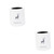 Cabilock 2pcs countertop Trash can countertop Garbage can Desk Trash can Desk Garbage Container Mini Trash Bucket Desktop Trash bin Small Trash Bucket car Desk Dressing Table Bracket White