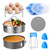 8 Pcs Instant Pot Accessories Set Suit for 5,6,8 QT Pressure Cook, Steamer Basket, Egg Steamer Rack, Non-stick Springform Pan, Egg Bites Molds,Kitchen Tongs,Pinch Mitts and Potholder Mat