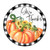 Thanksgiving Give Thanks Wall Mural Modern Buffalo Plaid Fall Pumpkins Wall Sticker Vinyl Wall Art Murals Quotes for Bedroom Car Wall Art 18in