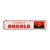Vinyl Wall Quotes Stickers Proud to Be from Angola Quotes Wall Mural Wall Decoration Gift Flag for Travelers Wall Decals Stickers for Garage Car Dorm Doors 18in