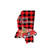Vinyl Wall Quotes Stickers Mississippi Creative Wall Decals Stickers Wall Decoration Red and Black Plaid Wall Sticker for Nursery Car Refrigerator Furniture 22in