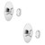 Cabilock 4 Pcs Shower soap Dish bar soap Holder for Shower soap Savers for bar soap Magnetic Soap Holders Magnetic Soap Mounted soap Holder Bath soap Holder Sucker soap Dispenser