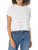 NIC+ZOE Women's Active LACE TEE, Paper White